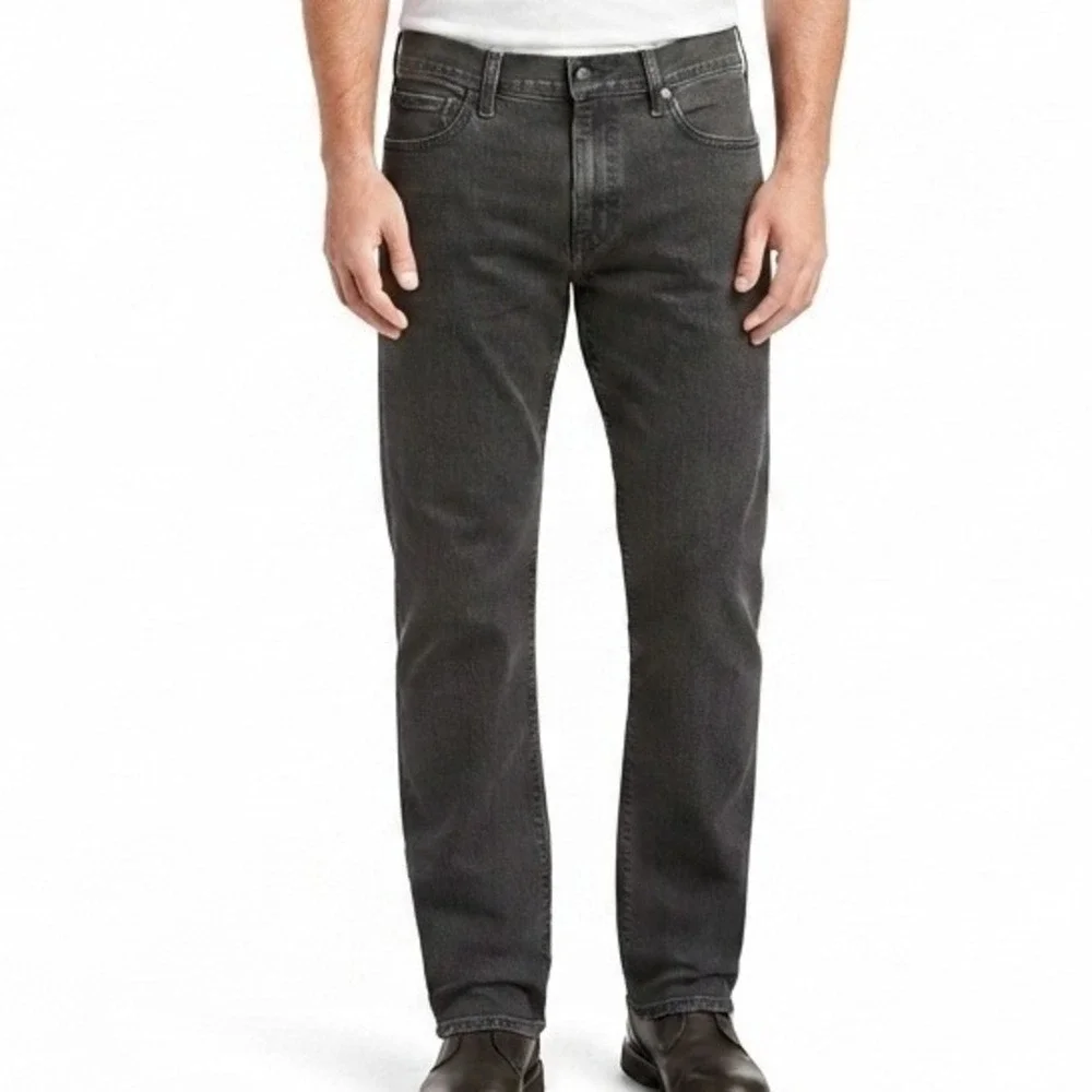 Levi's 559 Relaxed Straight Jeans Mens 40x30 Black Denim Casual Classic Fit